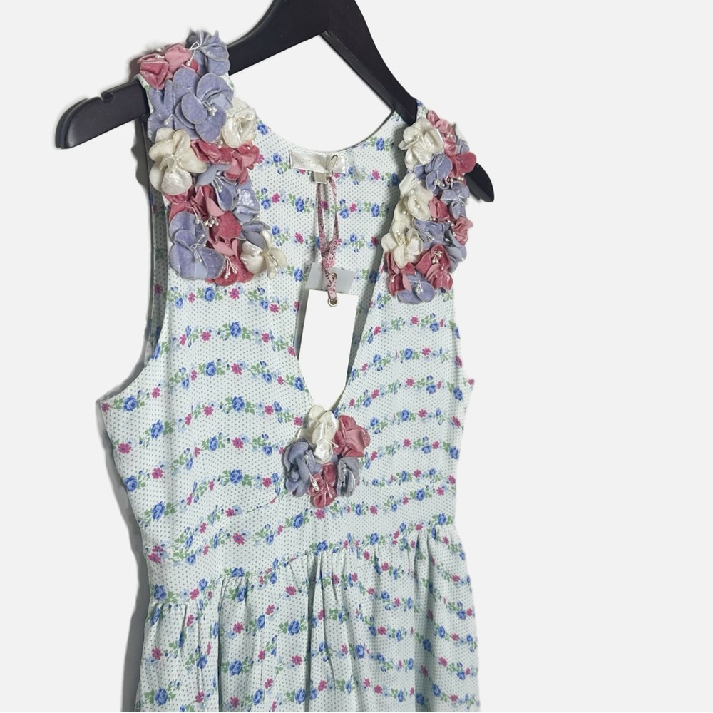 Loveshackfancy Womens Dresses | Shayna Mini Dress Lilac Crema Size 2 - Picture 6 of 14